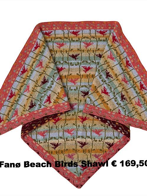 Fano Beach Birds Shawl